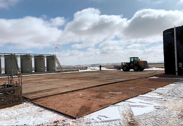 split rock nd ground stabilization mats